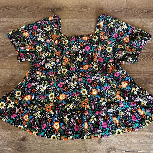 BloomChic Multicolor Floral Long Sleeve Dress - Picture 3 of 8